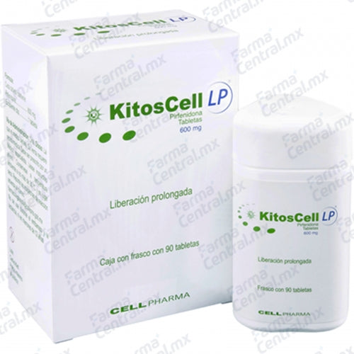 Kitoscell LP 600 mg con 90 tabletas - Pirfenidona