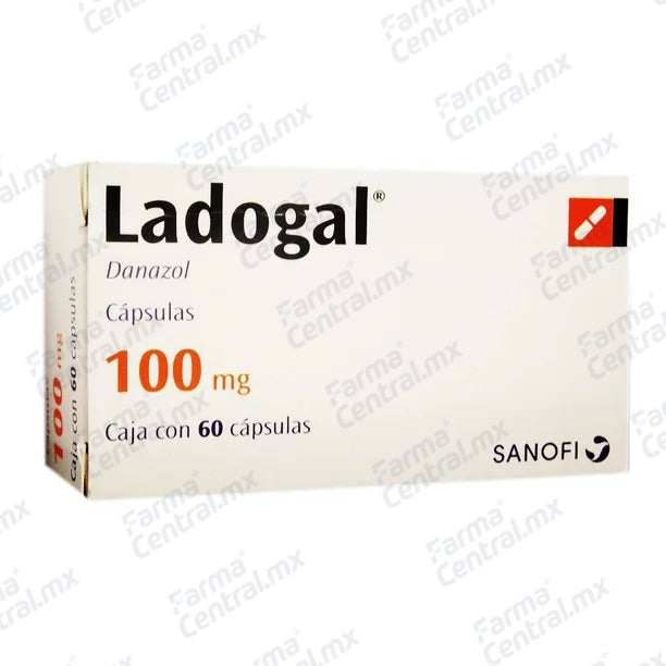 Ladogal 100 mg con 60 capsulas - Danazol