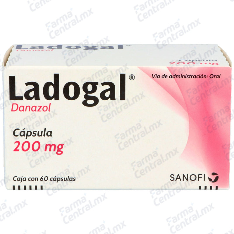 Ladogal 200mg con 60 capsulas - Danazol