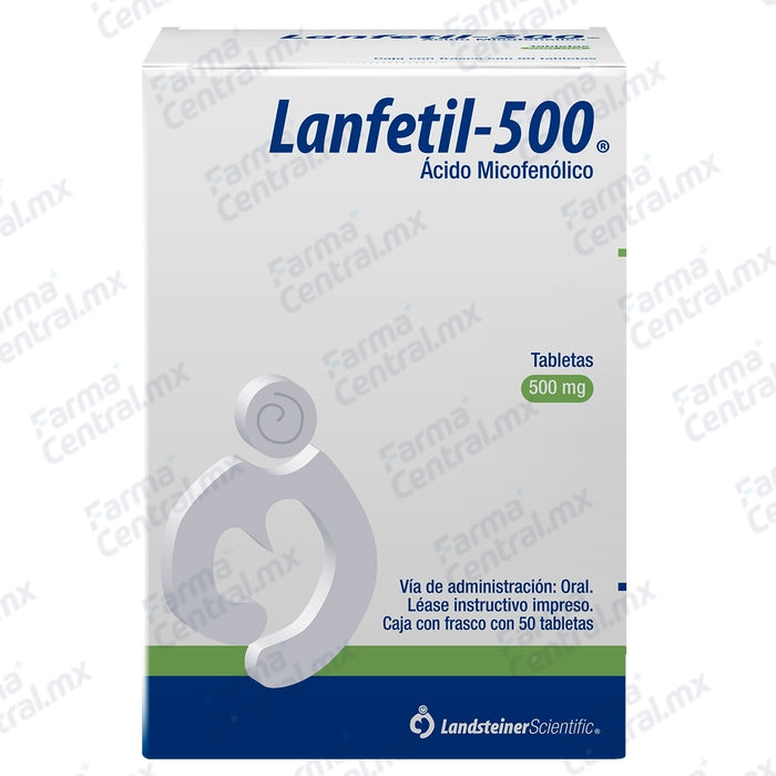 Lanfetil 500mg con 50 comprimidos - Acido micofenolico