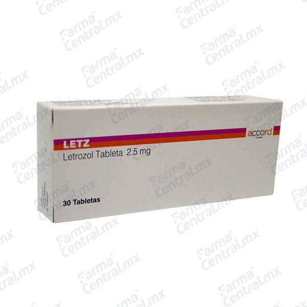 Letz 2.5 mg con 30 tabletas - Letrozol
