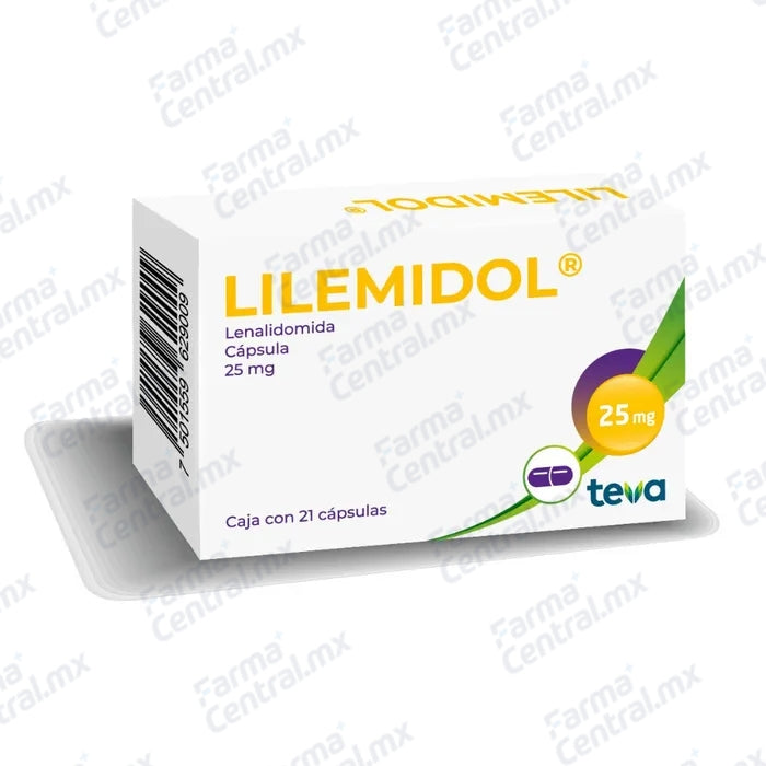 Lilemidol 25 mg con 21 capsulas - Lenalidomida