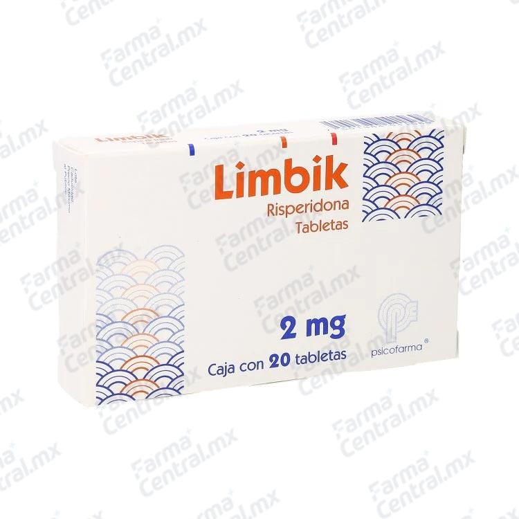Limbik 2 mg con 20 tabletas - Risperidona
