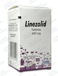 Linezolid 600 mg con 10 tabletas