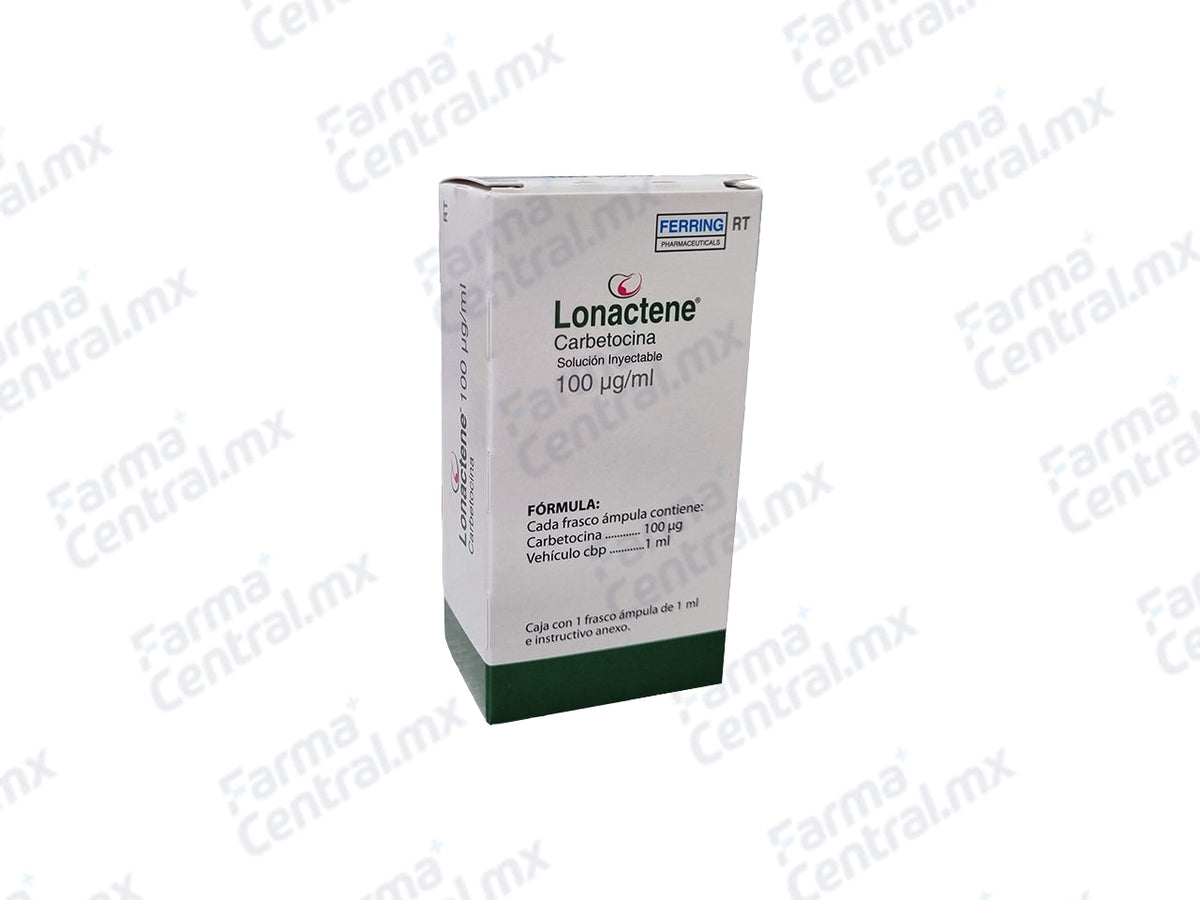 Lonactene 100 mcg solucion inyectable - Carbetocina