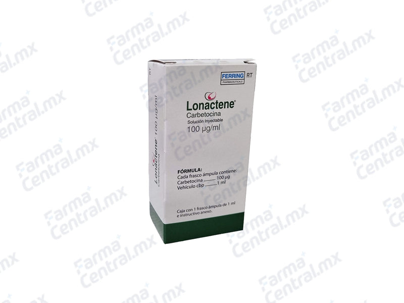 Lonactene 100 mcg solucion inyectable - Carbetocina