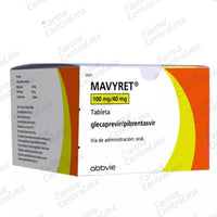 Mavyret con 84 tabletas - Glecaprevir 100mg / Pibrentasvir 40mg