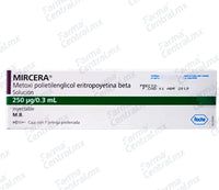 Mircera 250 mcg solucion inyectable  - Metoxipolietilenglicol / Eritropoyetina Beta
