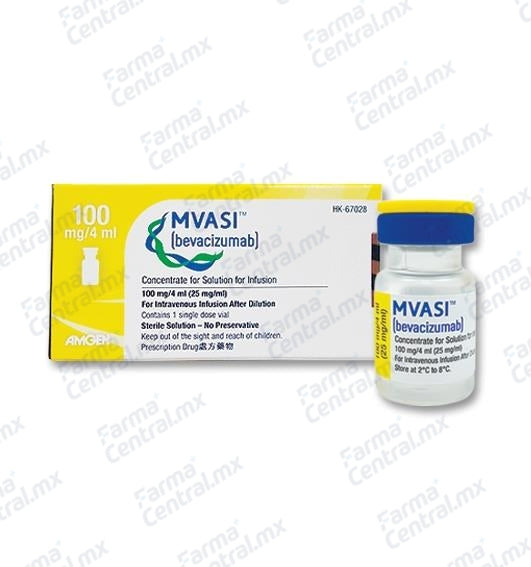 Mvasi 100 mg / 4 mL inyectable - Bevacizumab
