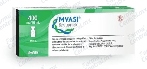 Mvasi 400 mg / 16 mL inyectable - Bevacizumab