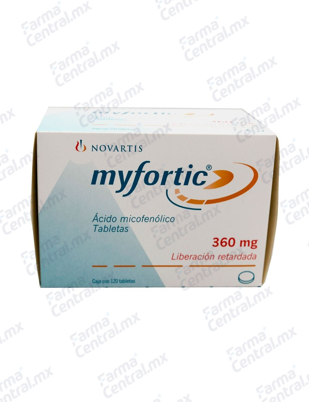 Myfortic 360 mg con 120 tabletas - Acido Micofenolico
