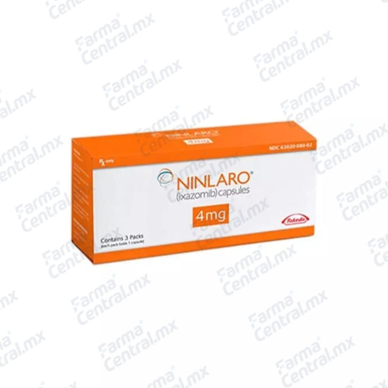 Ninlaro 4 mg con 3 capsulas - Ixazomib