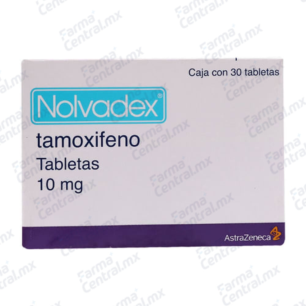 Nolvadex 10 mg con 30 tabletas - Tamoxifeno