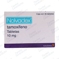 Nolvadex 10 mg con 30 tabletas - Tamoxifeno