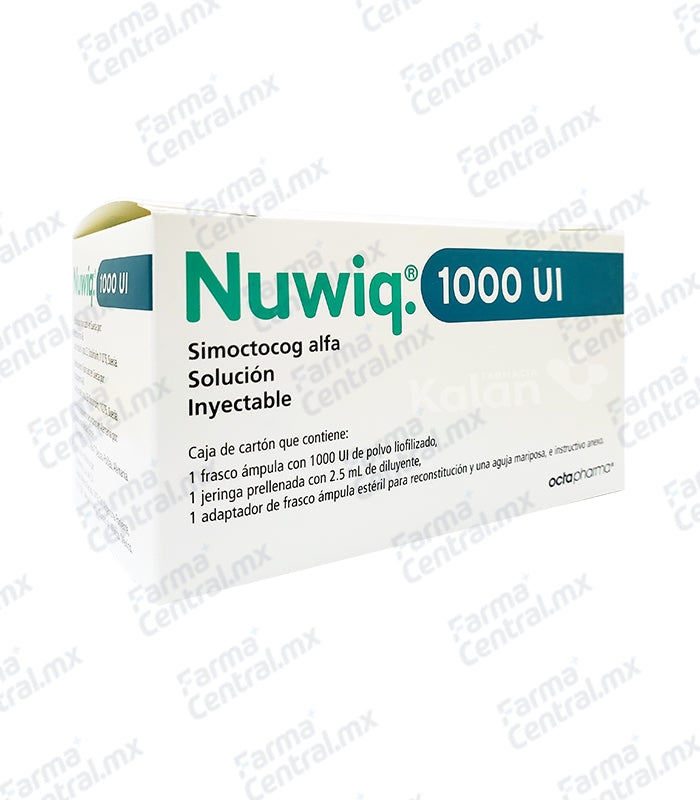Nuwiq 1,000 ui solucion inyectable - Factor VIII