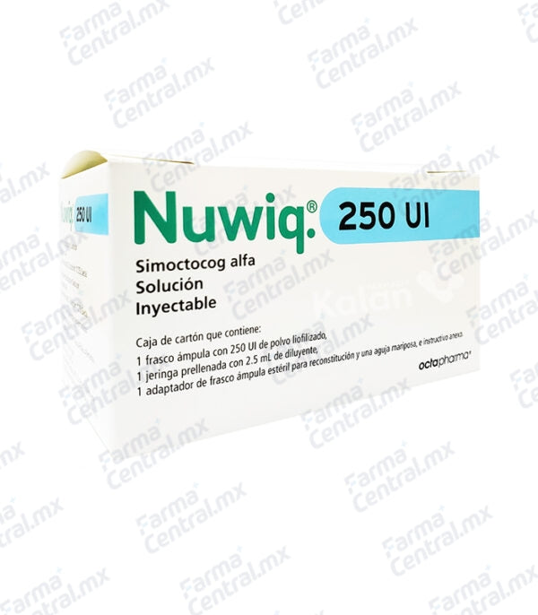 Nuwiq 250 ui solucion inyectable - Factor VIII