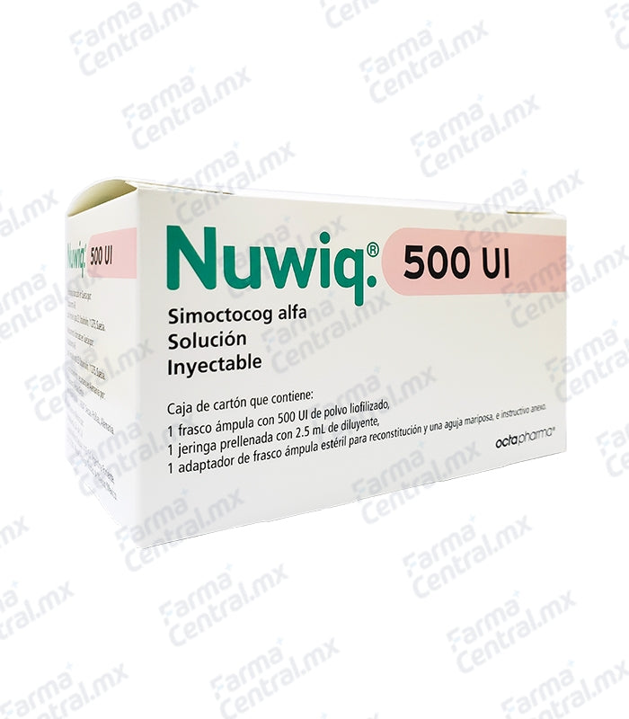 Nuwiq 500 ui solucion inyectable - Factor VIII
