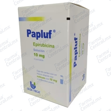 Papluf 10 mg solucion inyectable - Epirubicina