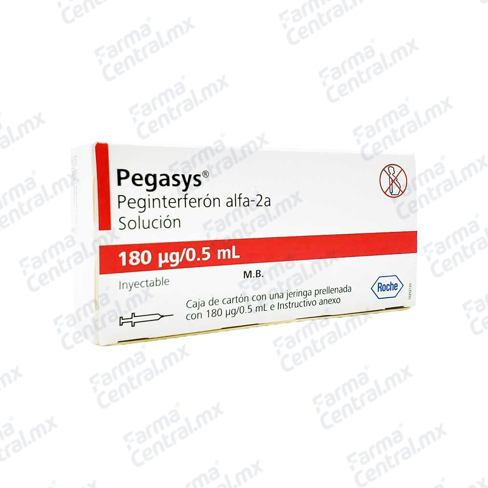 Pegasys 180 mcg solucion inyectable - Peginterferon Alfa 2A