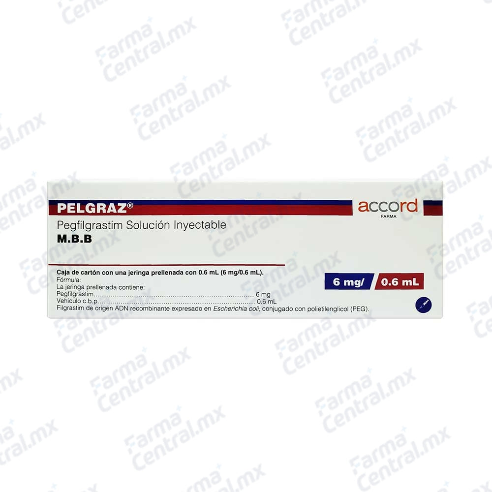 Pelgraz 6 mg solucion inyectable - Pegfilgrastim