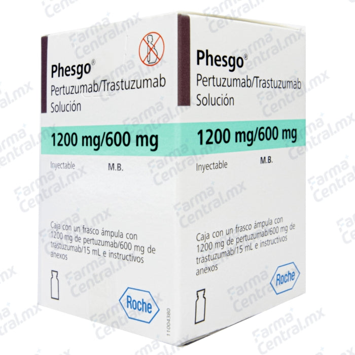 Phesgo 1200mg / 600mg solucion inyectable - Pertuzumab / Trastuzumab
