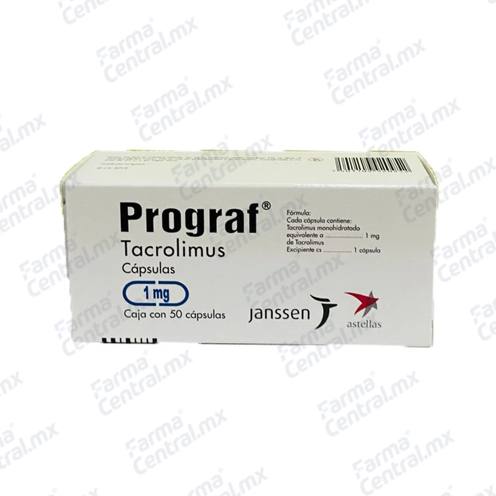 Prograf 1 mg con 50 capsulas - Tacrolimus