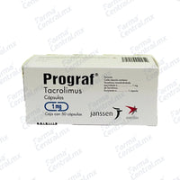 Prograf 1 mg con 50 capsulas - Tacrolimus