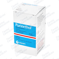Purinethol 50 mg con 25 tabletas - Mercaptopurina