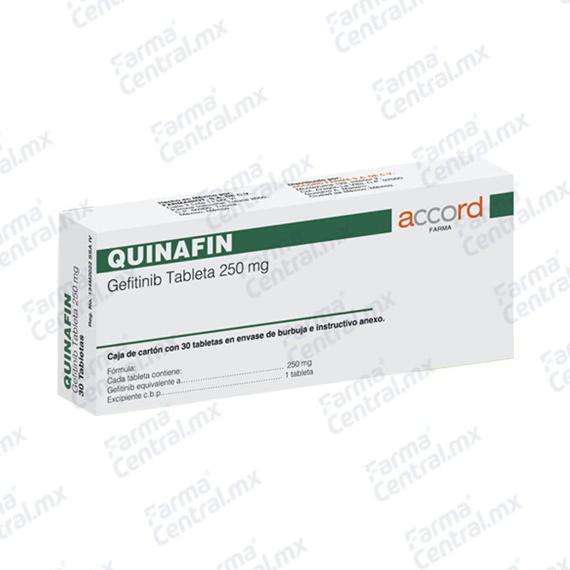 Quinafin 250 mg con 30 tabletas - Gefitinib