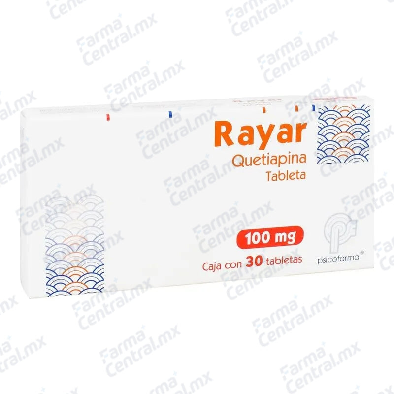 Quetiapina 100 mg con 30 tabletas