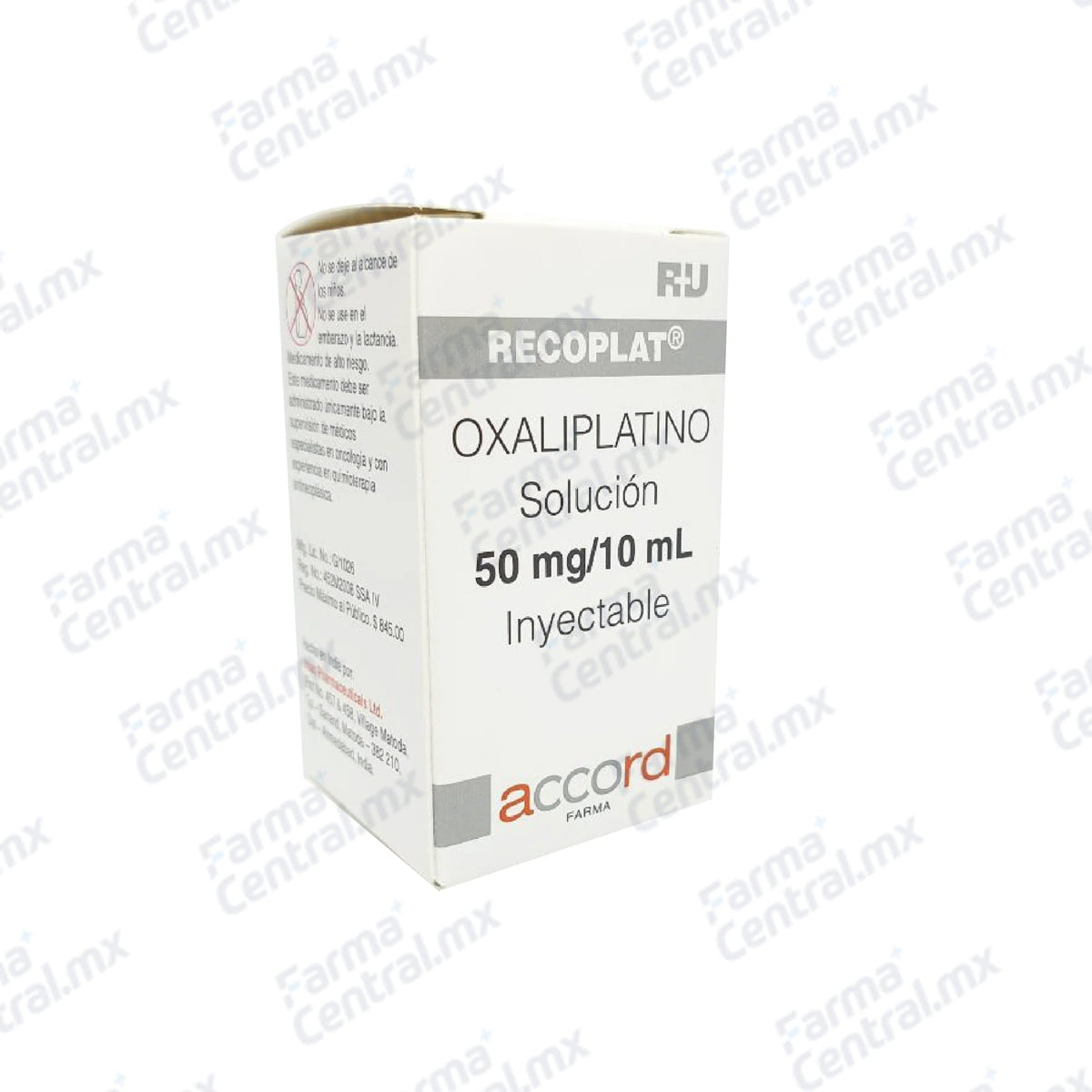 Recoplat 50 mg solucion inyectable - Oxaliplatino