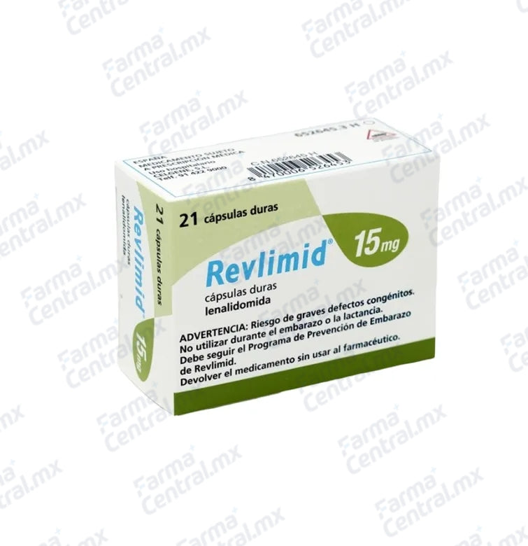 Revlimid 15 mg con 21 capsulas - Lenalidomida
