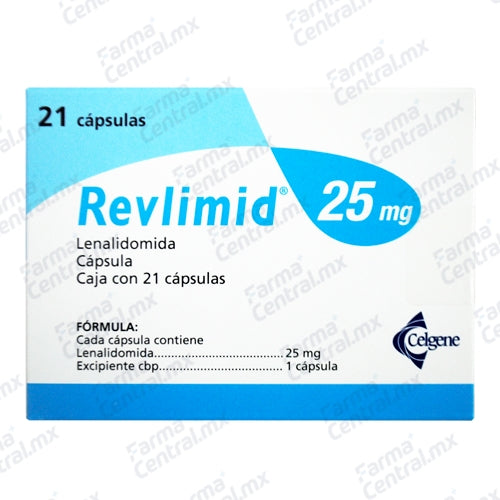 Revlimid 25mg con 21 capsulas (Lenalidomida)