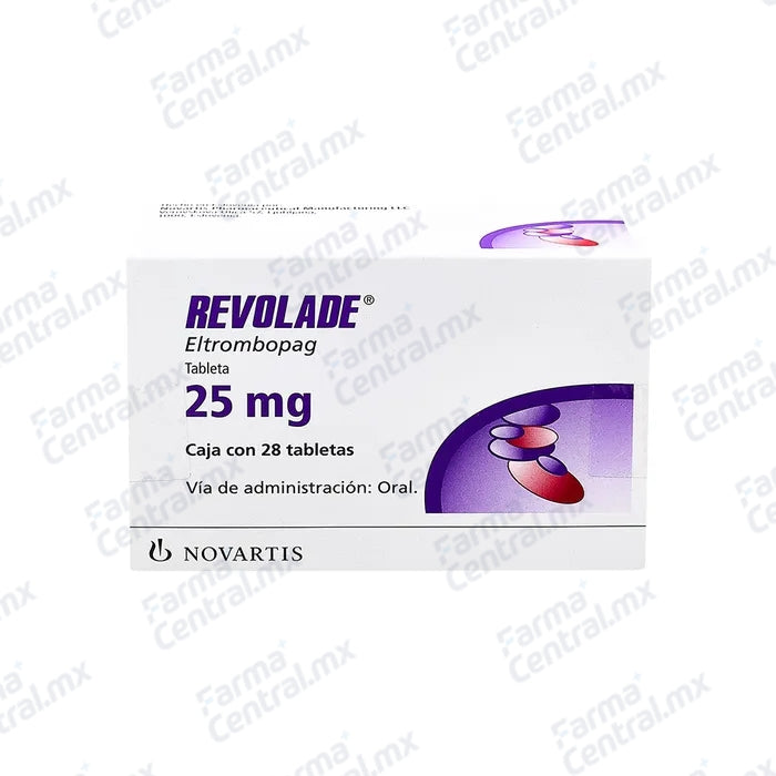 Revolade 25 mg con 28 tabletas - Eltrombopag olamine