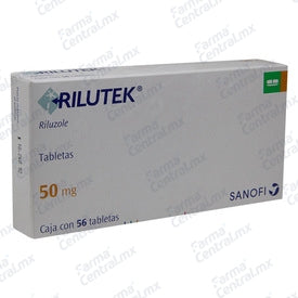 Rilutek 50 mg con 56 tabletas - Riluzol