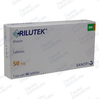 Rilutek 50 mg con 56 tabletas - Riluzol