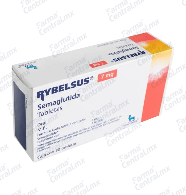 Rybelsus 7 mg con 30 tabletas - Semaglutida