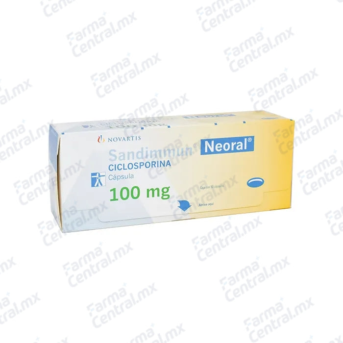 Sandimmun Neoral 100 mg con 50 capsulas - Ciclosporina