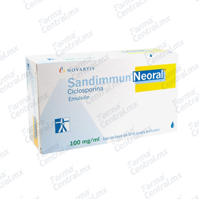 Sandimmun Neoral 5 g / 100 mL emulsion inyectable - Ciclosporina