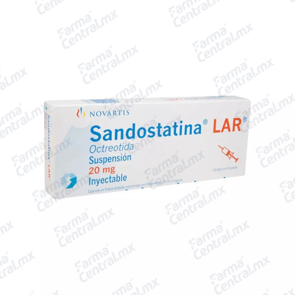 Sandostatina LAR 20 mg suspension inyectable - Octreotida