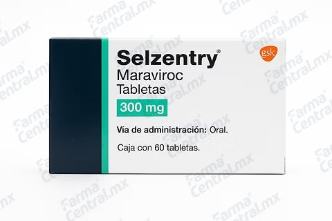 Selzentry 300mg con 60 tabletas - Maraviroc