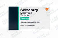 Selzentry 300mg con 60 tabletas - Maraviroc