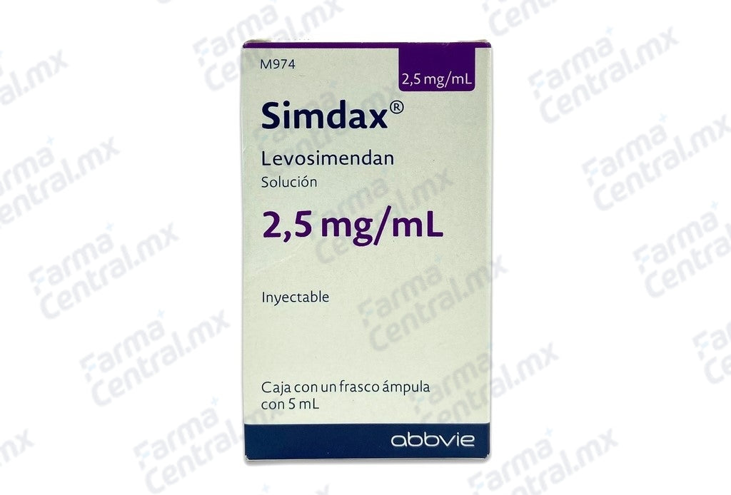 Simdax 2.5 mg solucion inyectable - Levosimendan