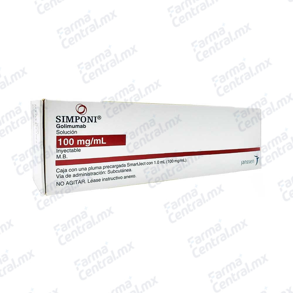 Simponi 100 mg solucion inyectable - Golimumab