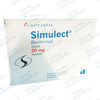 Simulect 20 mg con 2 ampulas solucion inyectable - Basiliximab