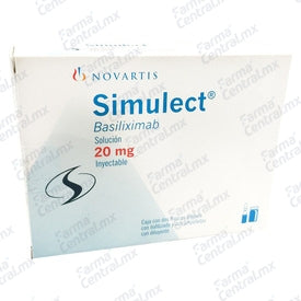 Simulect 20 mg con 2 ampulas solucion inyectable - Basiliximab