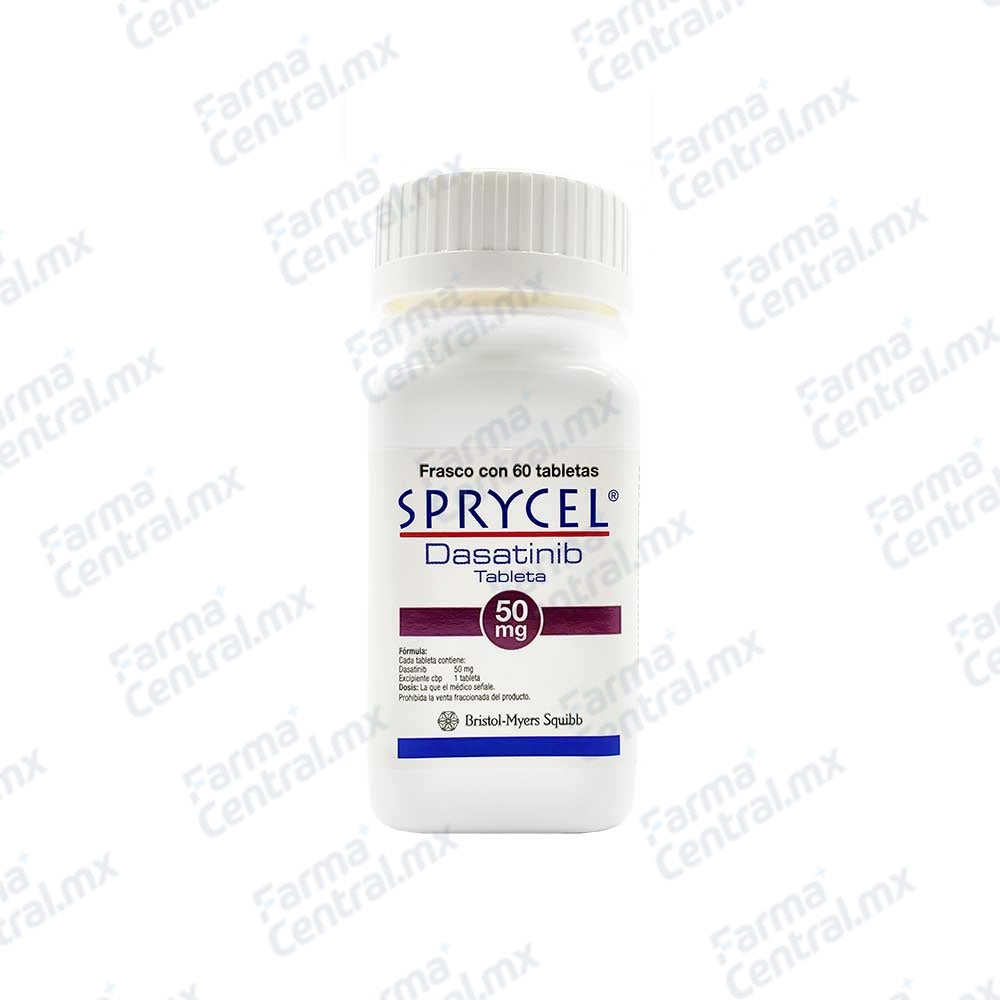 Sprycel 50 mg con 60 tabletas - Dasatinib