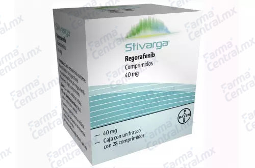Stivarga 40 mg con 28 tabletas - Regorafenib