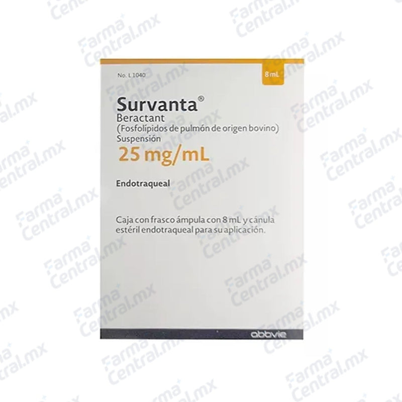Survanta 200 mg / 8 mL suspension inyectable - Beractant