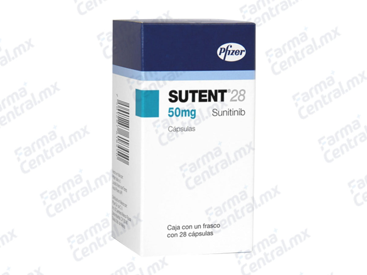 Sutent 12.5 mg con 28 capsulas - Sunitinib